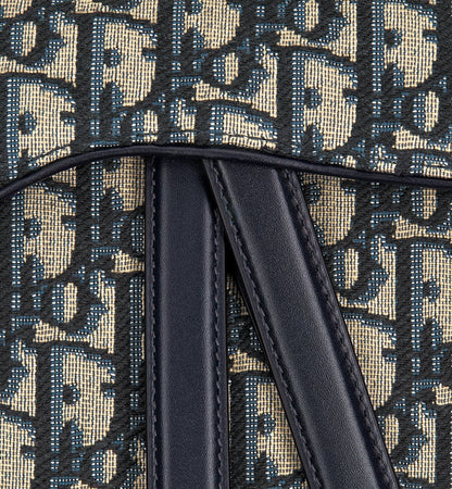 Saddle Bag With Strap - Blue Edition