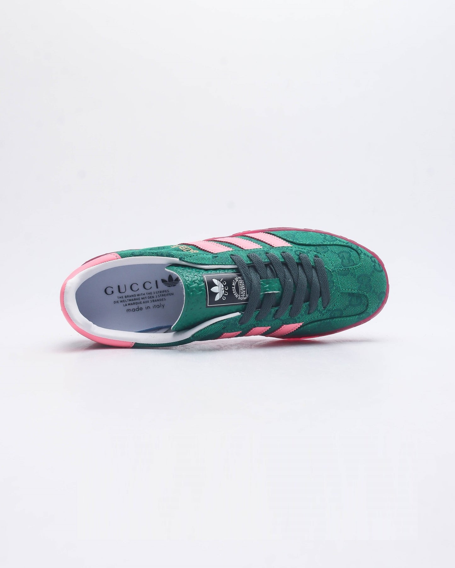 GC-Gazelle Pink Green Monogram