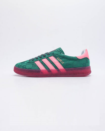 GC-Gazelle Pink Green Monogram