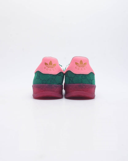 GC-Gazelle Pink Green Monogram