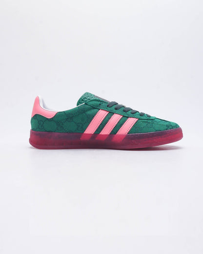 GC-Gazelle Pink Green Monogram