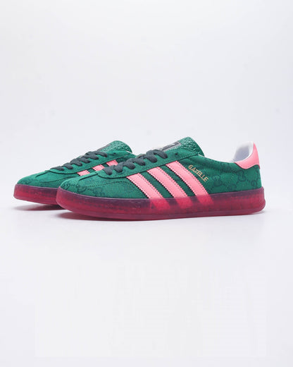 GC-Gazelle Pink Green Monogram
