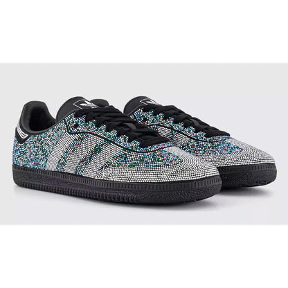 Samba Rhinestone Black Silver